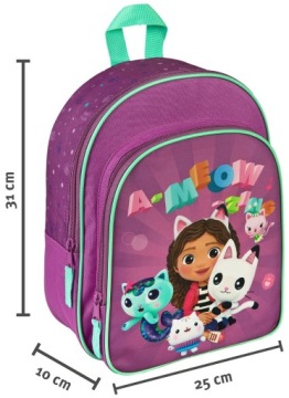 KOCI DOMEK GABI PLECAK PRZEDSZKOLNY 08683