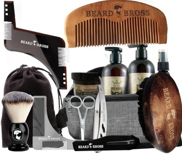 Набор расчесок для бритвы Масло для бороды