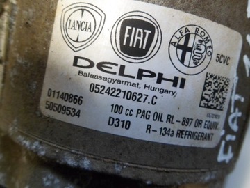 ALFA ROMEO GIULIETTA 1.4T 16V KOMPRESOR KLIMATIZACE 50509534