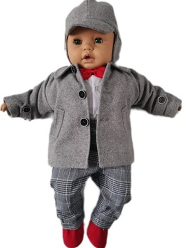 Крестильный наряд ОСЕННЯЯ ФЛИСОВАЯ КУРТКА костюм 68
