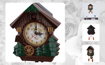 ЧАСЫ С КУКУШКОЙ, ДОМ НА ДЕРЕВЕ, НАСТЕННЫЕ ЧАСЫ ДЛЯ ДЕТСКОЙ ПРИХОЖЕЙ, 32 СМ