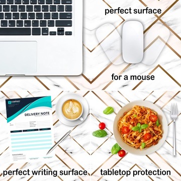 Podkładka ochronna 120x60 na Biurko Złote Linie