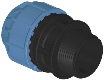 Złącze GZ skręcane PE 16x3/4'' złączka PN16