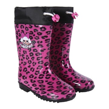 KALOSZE DZIEWCZĘCE LOL SURPRISE GUMOWCE BUTY NA DESZCZ DZIECIĘCE