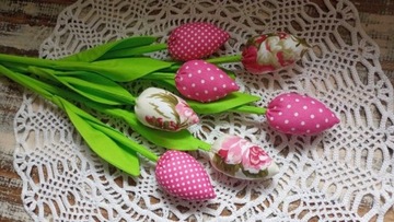 ТКАНИ ТЮЛЬПАНЫ, БУКЕТ 7 шт.