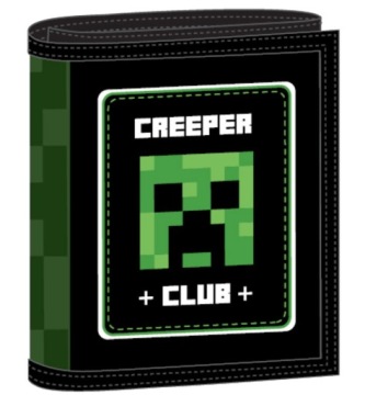 Гаманець MINECRAFT CREEPER CLUB складаний гаманчик для дітей ASTRA ліцензія