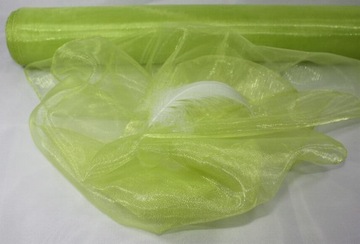 Organza dekoracyjna, łańcuch na choinkę Materiał