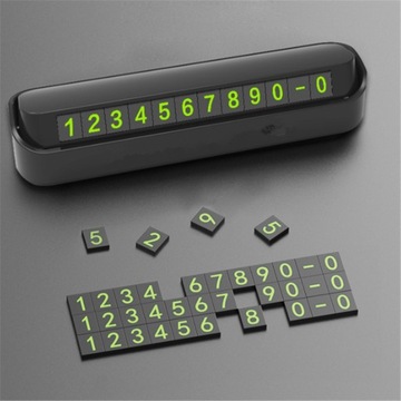 Табличка с номером телефона парковки