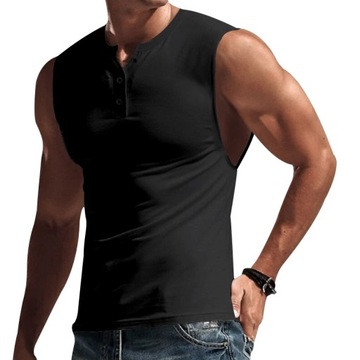 European and American men's sleeveless T-shirt co