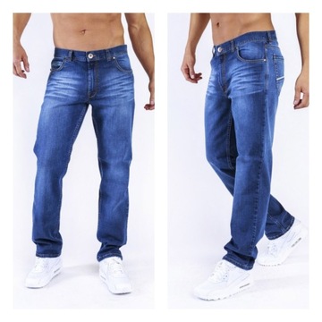 SPODNIE MĘSKIE STANLEY JEANS - 400/142 - 100cm L32