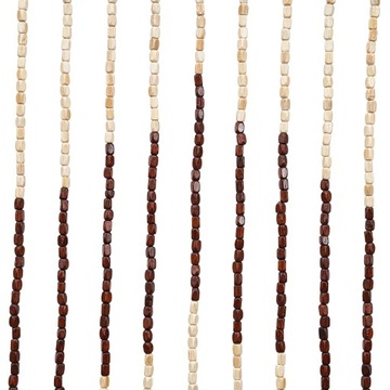 ДВЕРНАЯ ШТОРА 31 СТРУНКА С ДЕРЕВЯННЫМИ БУСАМИ 220 СМ