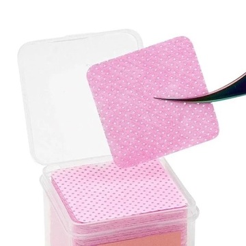 Ватные диски БЕЗПЫЛЫЕ ПЕРФОРИРОВАННЫЕ косметические подушечки в контейнере, коробка 200 шт.