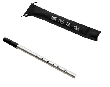 FLAŻOLET METALOWY Z ETUI 