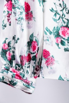 TU bluzka koszula satynowa elegancka 42 XL 14 print
