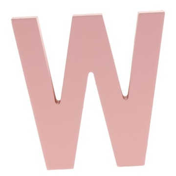 ch-Pink ooden Floating Letters Door Numbers W