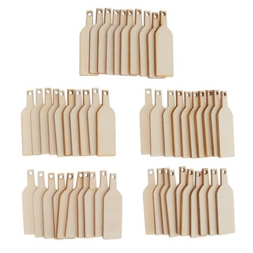 50 шт. пустая бутылка, деревянные жетоны, подарочные бирки, поделки