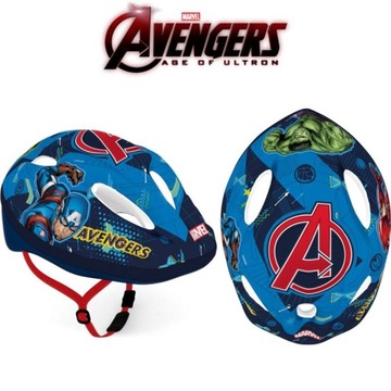 ДЕТСКИЙ СПОРТИВНЫЙ ВЕЛОСИПЕДНЫЙ ШЛЕМ ДЛЯ МАЛЬЧИКОВ РЕГУЛИРУЕМЫЙ MARVEL 52-56 AVENGERS