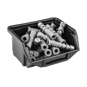 10 органайзеров для туалетных лотков, черный, 110x95x50