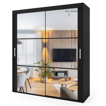Szafa przesuwna dwudrzwiowa - RIMINI 120 x 235 cm, 18 mm