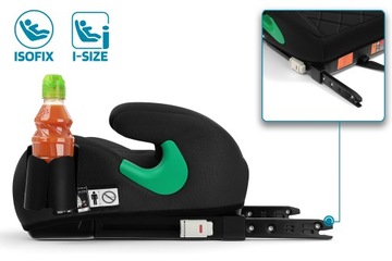 АВТОКРЕСЛО С ПОДКЛАДКОЙ С ISOFIX ЧЕРНОЕ СТЕГАНОЕ R129