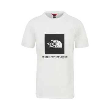 T-shirt Męski TNF NF0A3BQOFN4 M SS RAG RED BOX Biały M