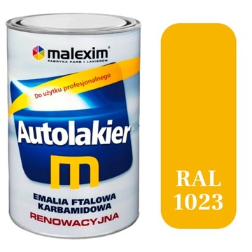 AUTOLAKIER RENOLAK FARBA RENOWACYJNA RAL 1023 ŻÓŁTY DROGOWY