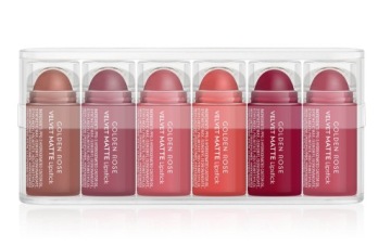 GOLDEN ROSE ZESTAW MINI POMADEK VELVET MATTE