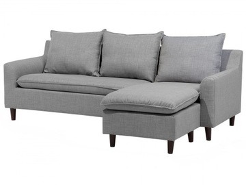 KANAPA NAROŻNA NAROŻNIK SZARY SOFA SKANDYNAWSKA