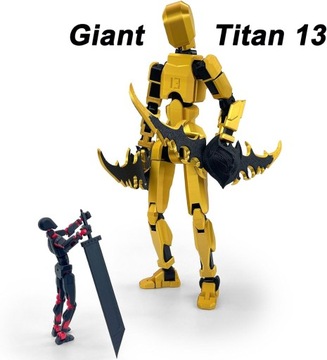 Набор фигурок T13, фигурка робота Titan 13