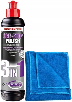 MENZERNA 3in1 ONE STEP PASTA POLERSKA + MIKROFIBRA