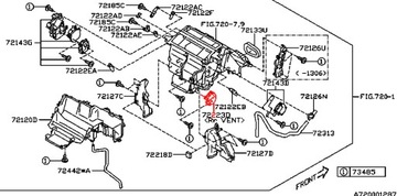 SUBARU MOTOR ŘÍZENÍ RADIÁTOR VENTILACE