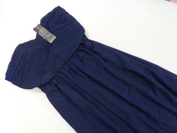 38-40 BOOHOO SUKIENKA MAXI NAVY w55