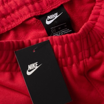 Nike czerwony męski komplet dresowy sportowy bluza spodnie regular fit M