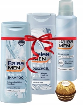 BALEA MEN SENSITIVE ZESTAW KOSMETYKÓW PREZENT