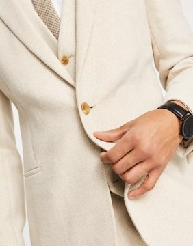 КУРТКА МУЖСКАЯ БЕЖЕВАЯ НА ПУГОВИЦАХ С ШЕРСТЬЮ 52 1XED