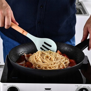 11шт Набор кухонной утвари с деревянной ручкой