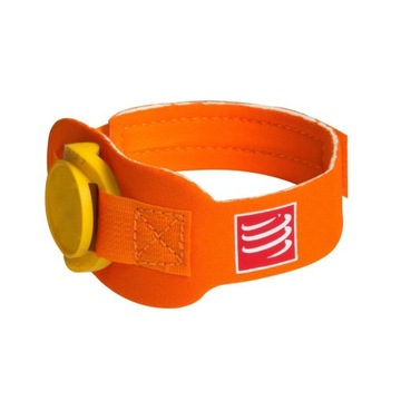 Compressport Timing Chip - opaska na chip pomarańczowa
