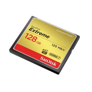 Карта памяти SANDISK Extreme Compact Flash 128 ГБ 120/85