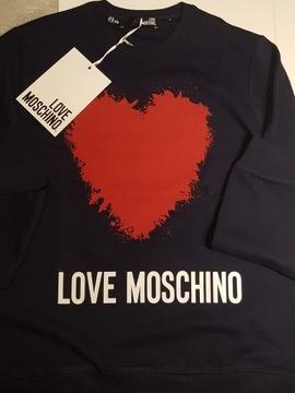 Bluza LOVE MOSCHINO 42 XL NOWA logo oryginał