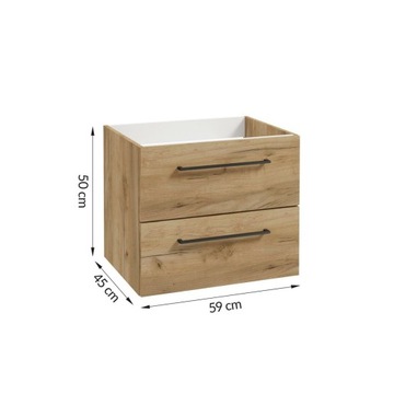 Тумба под умывальник Intenso Дуб 60 Sensea