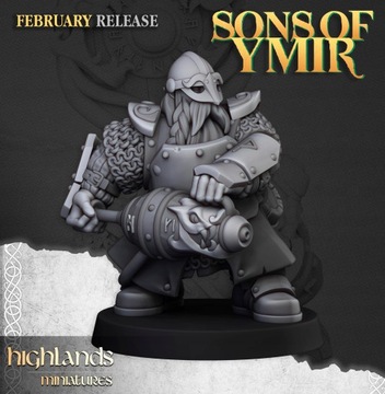 Dwarf Firespitters x 10 - Minifaktura - Druk 3D