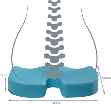 Подставка для ног + ортопедическая подушка на стул Leitz