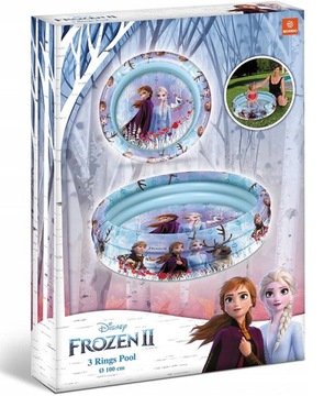 FROZEN II BASEN BASENIK DMUCHANY KRAINA LODU 100CM