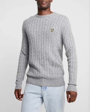 Sweter męski Lyle & Scott szary M