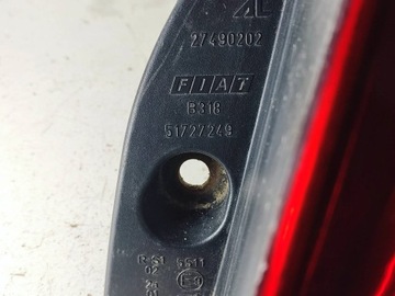 FIAT CROMA 2006 ZADNÍ STRANA PRAWA/LAMPA