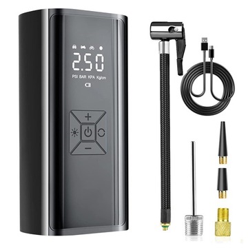 ЭЛЕКТРИЧЕСКИЙ ВОЗДУШНЫЙ НАСОС С ЖК-дисплеем И СВЕТОДИОДНОЙ ПОДСВЕТКОЙ