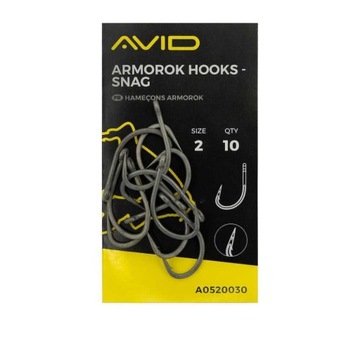 Avid Carp Armorok Snag Barbed Hooks / Size:1 10szt
