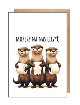 Pocztówka + eko koperta karnet na różne okazje odejście z pracy przyjaźń