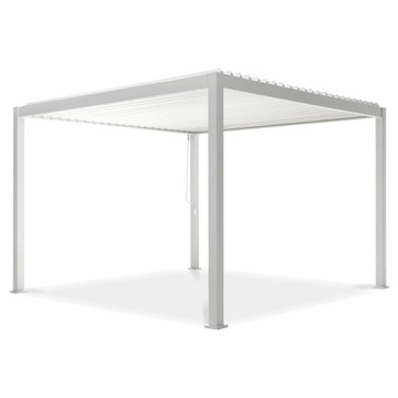 PERGOLA OGRODOWA tarasowa ZADASZENIE 3x3 Premium White Gutroof BIAŁA