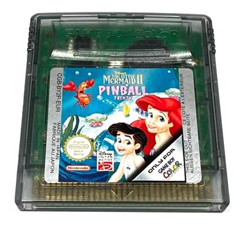 The Little Mermaid Pinball Frenzy Nintendo Game Boy Color